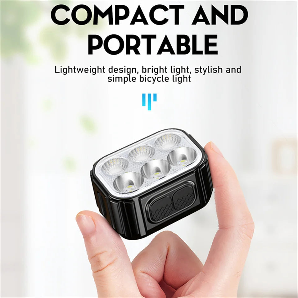 Ultra Bright Bike Front Rear Light USB Rechargeable Waterproof Bicycle Taillight Multi‑Flash Modes Safety Lamp Night Cycling