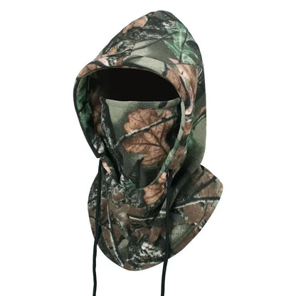Unisex Warm Fleece Balaclava Winter Thermal Face Mask Neck Hooded Cap for Outdoor Sports Windproof Scarf Ski Head Cover Beanies