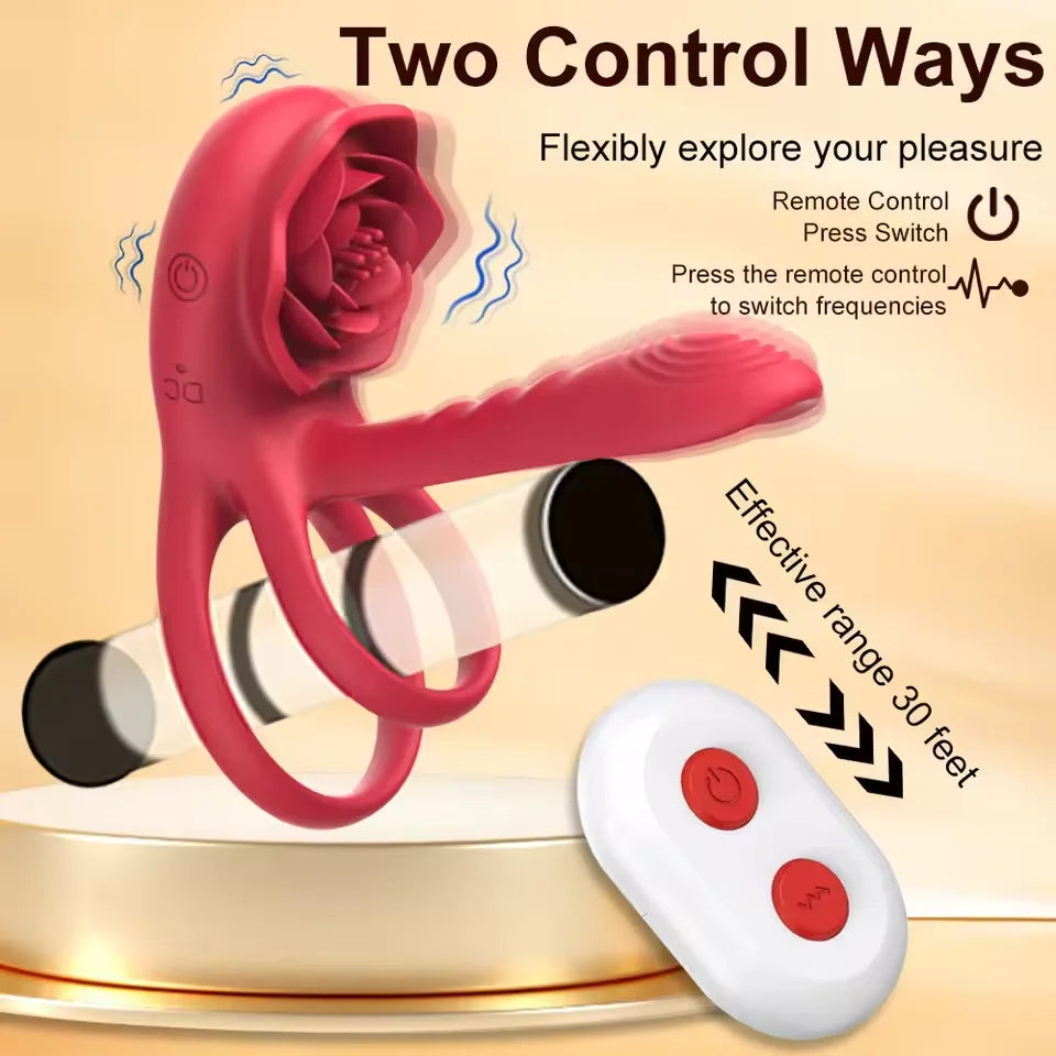 Powerful Penis Vibrator Male Remote Control Cock Ring G-Spot Clitoris Stimulator Delayed Ejaculation Adults Sex Toys for Men 18+