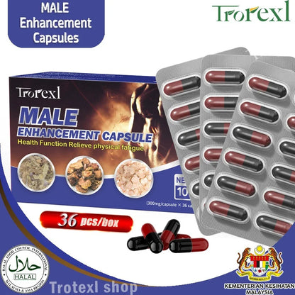 Powerful High Purity Epimedium Supplements Natural Organic Manhood Erection Pill Improve Performance and Increase Size