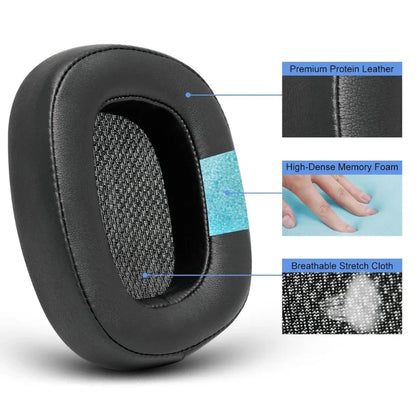 for Logitech G533 G633 G935, GVOEARS Ear Pads G231, G433, G533, G633, G635, G933, G935 Headphone Advanced Mesh Fabric Earmuffs