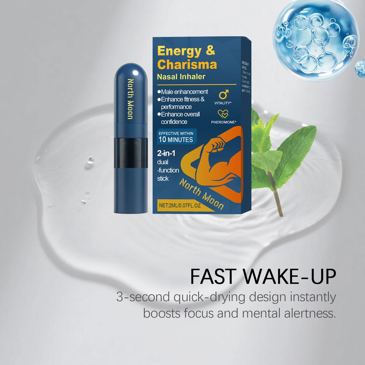 Men's Nasal Suction Stick Mild, Nourishing, Cooling and Comfortable Daily Body Care Nasal Suction Stick for Boys-k12