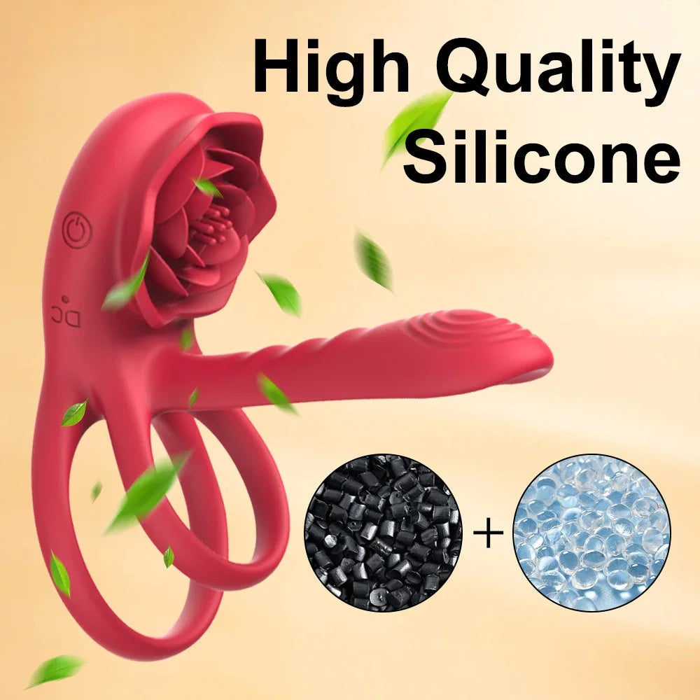 Powerful Penis Vibrator Male Remote Control Cock Ring G-Spot Clitoris Stimulator Delayed Ejaculation Adults Sex Toys for Men 18+