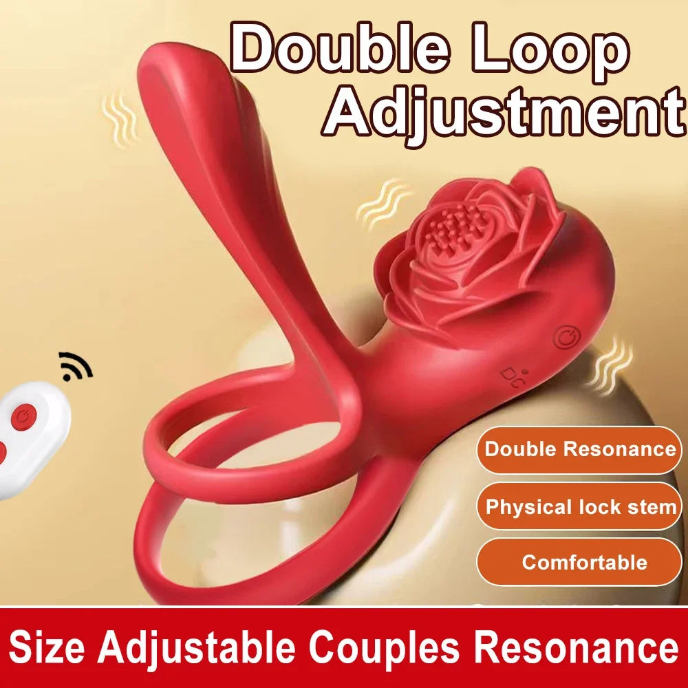 Powerful Penis Vibrator Male Remote Control Cock Ring G-Spot Clitoris Stimulator Delayed Ejaculation Adults Sex Toys for Men 18+