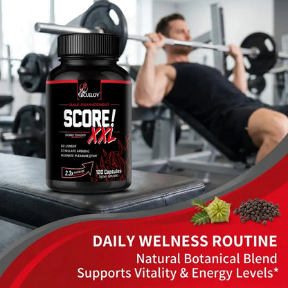Force Score XXL Supplement with Maca and Tribulus To Help Muscle and Increase Endurance, Promote Men's Health