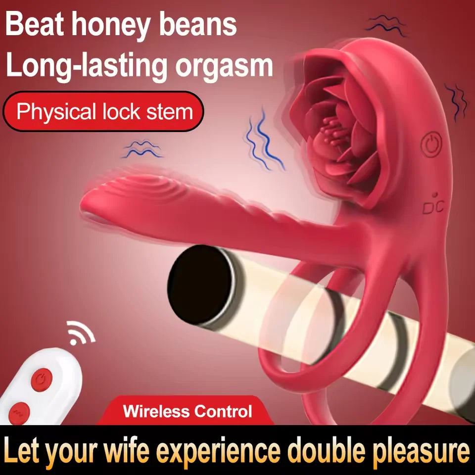 Powerful Penis Vibrator Male Remote Control Cock Ring G-Spot Clitoris Stimulator Delayed Ejaculation Adults Sex Toys for Men 18+