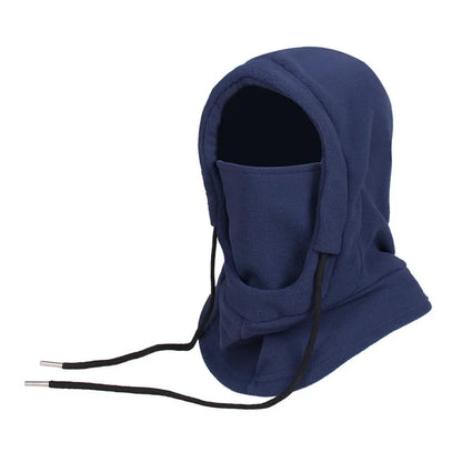 Unisex Warm Fleece Balaclava Winter Thermal Face Mask Neck Hooded Cap for Outdoor Sports Windproof Scarf Ski Head Cover Beanies