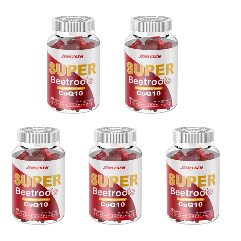 Healthy Heart Supplement - with Beet Root Powder,Grape Seed Extract,Coenzyme Q10 - Blood Flow and Heart Health