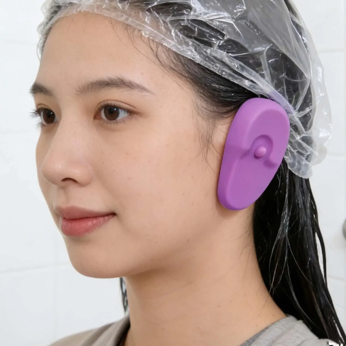 Silicone Ear Cover Hair Coloring Dyeing Ear Protector Waterproof Shower Ear Shield 2 PCS Earmuffs Caps Salon Styling Accessories