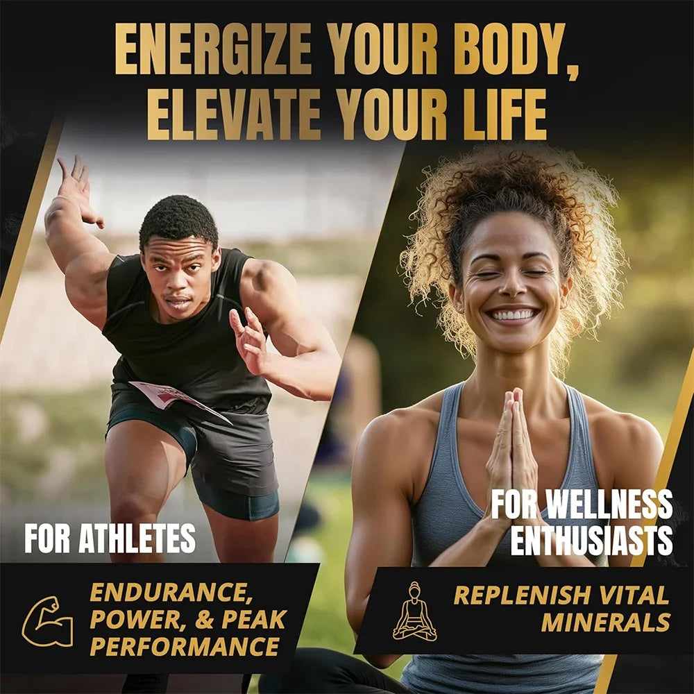 Shilajit Original Shilajits Capsule High Purity Mineral Supplements with 85+Trace Minerals Enhance Energy & Resist Stress