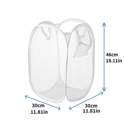 Household Dirty Clothes Basket Foldable Storage Basket University Dormitory Living Room Storage Bucket Laundry Bag