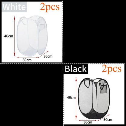 Household Dirty Clothes Basket Foldable Storage Basket University Dormitory Living Room Storage Bucket Laundry Bag
