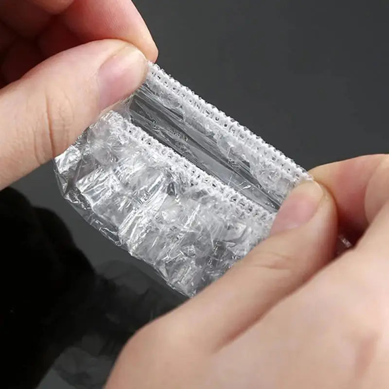100-1000Pcs Disposable Hairdressing Earmuffs Salon Clear Ear Cover Ear Protection Hair Dye Protect Cap Hair Color Styling Tool