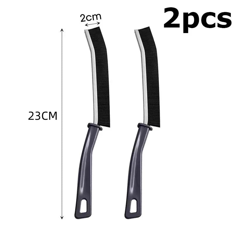 Bathroom Kitchen Gap Cleaning Brush Durable Grout Hard Bristle Long Handle Cleaner Brush for Tile Gaps Window Frames Door Track