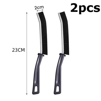 Bathroom Kitchen Gap Cleaning Brush Durable Grout Hard Bristle Long Handle Cleaner Brush for Tile Gaps Window Frames Door Track