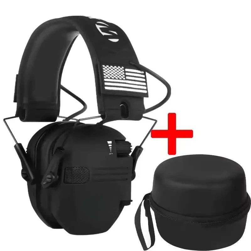 Shooting Hunting Electronic Earmuffs Active Noise Cancelling Protect Hearing Tactical Headset NRR22 EMI Filtering Sound Amplify