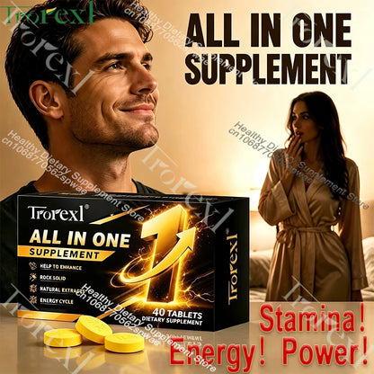 Epimedium Enhancing Tablets for Men – Build Stamina & Confidence, Combat Burnout & Performance Decline