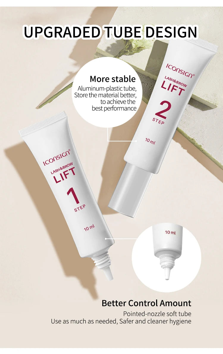 SA USA DE Spain France Fast Shipping Dropshipping 10ml Step 1 2 Fix Perming Set For Lash Brow Lift Perm Fixation Setting Lotion