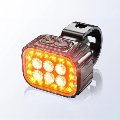 Ultra Bright Bike Front Rear Light USB Rechargeable Waterproof Bicycle Taillight Multi‑Flash Modes Safety Lamp Night Cycling
