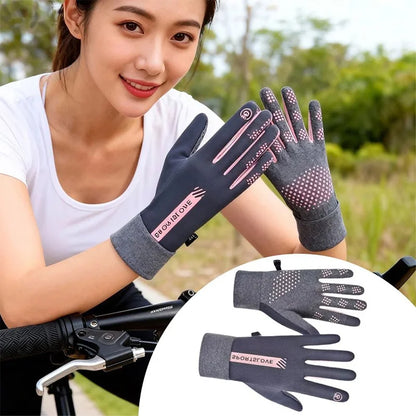 USB Rechargeable Heated Gloves Adjustable Temperature Anti Slip Touch Screen Thickened Warm for Skiing Cycling Winter Outdoor