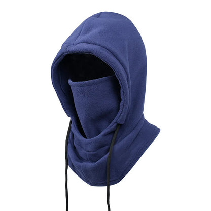 Unisex Warm Fleece Balaclava Winter Thermal Face Mask Neck Hooded Cap for Outdoor Sports Windproof Scarf Ski Head Cover Beanies