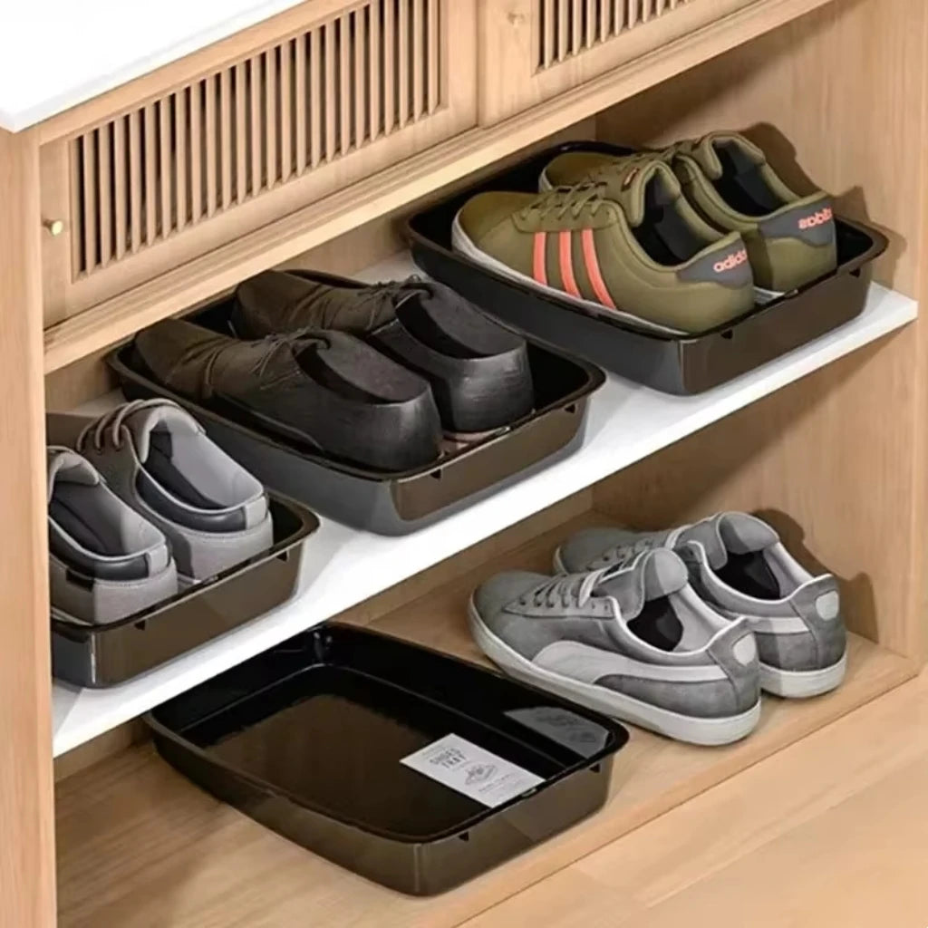 Car Shoes Storage Tray Interior Multifunctional Durable Accessory Tidying Vehicle Organizer Under Seat Container Box