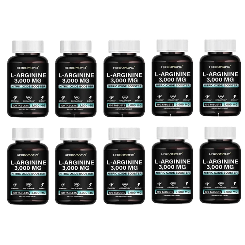 L Arginine 3000mg Tablets Maximum Dose L-Arginine Nitric Oxide Supplement for Supporting Energy - Nitric Oxide Booster
