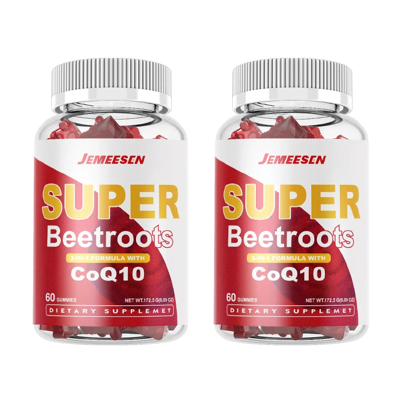 Healthy Heart Supplement - with Beet Root Powder,Grape Seed Extract,Coenzyme Q10 - Blood Flow and Heart Health