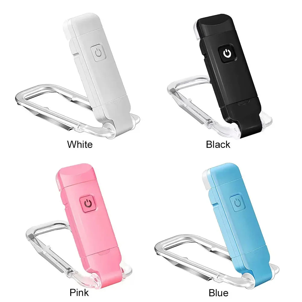 USB Rechargeable LED Reading Light Clip On Book Light Portable Eye Protection Lamp for Night Reading Desk