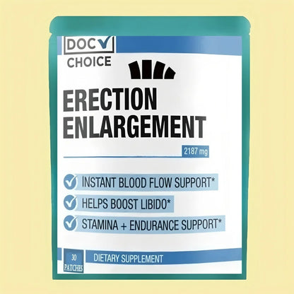 Performance Enlargement For Men Transdermal Patches,enlarger, Bigger,longer,growth,thicker 30 Patches