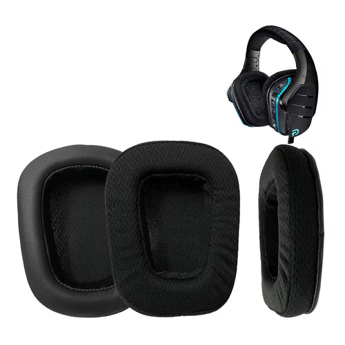 for Logitech G533 G633 G935, GVOEARS Ear Pads G231, G433, G533, G633, G635, G933, G935 Headphone Advanced Mesh Fabric Earmuffs