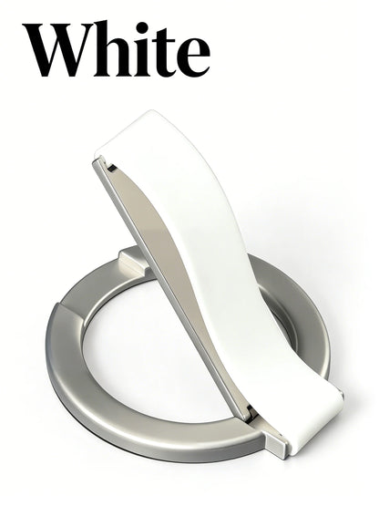 2025 innovative design aluminum alloy magnetic mobile phone ring holder, 360° rotation, 120° swing, suitable for iPhone 12+