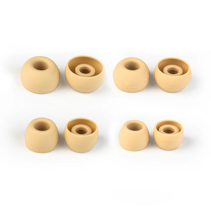 KBEAR 4540 Coffee Silicone Eartips Ergonomically Designed Earcap Optional XS/S/M/L Size and Combination Set Comfortable Earmuffs
