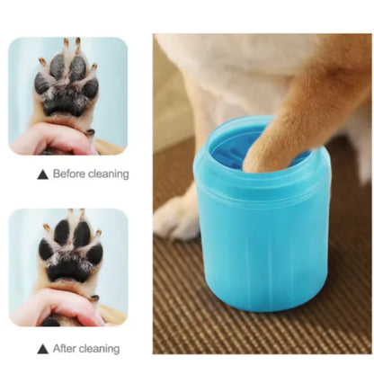 Dog Paw Cleaner Cup Soft Silicone Combs Portable Outdoor Pet Foot Washer Paw Clean Brush Quickly Wash Foot Cleaning Bucket