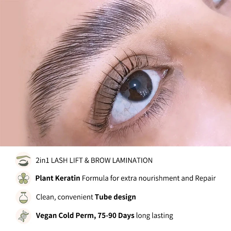 SA USA DE Spain France Fast Shipping Dropshipping 10ml Step 1 2 Fix Perming Set For Lash Brow Lift Perm Fixation Setting Lotion