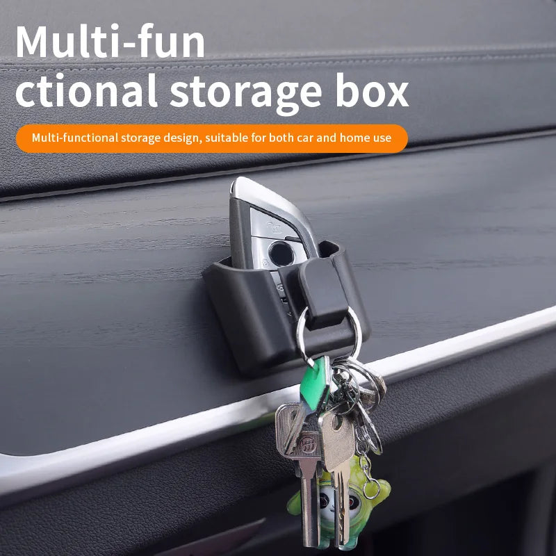Car Compact Mini Storage Box, Coin Card, Small Item Storage Box, Sedan SUV Universal Interior Accessories