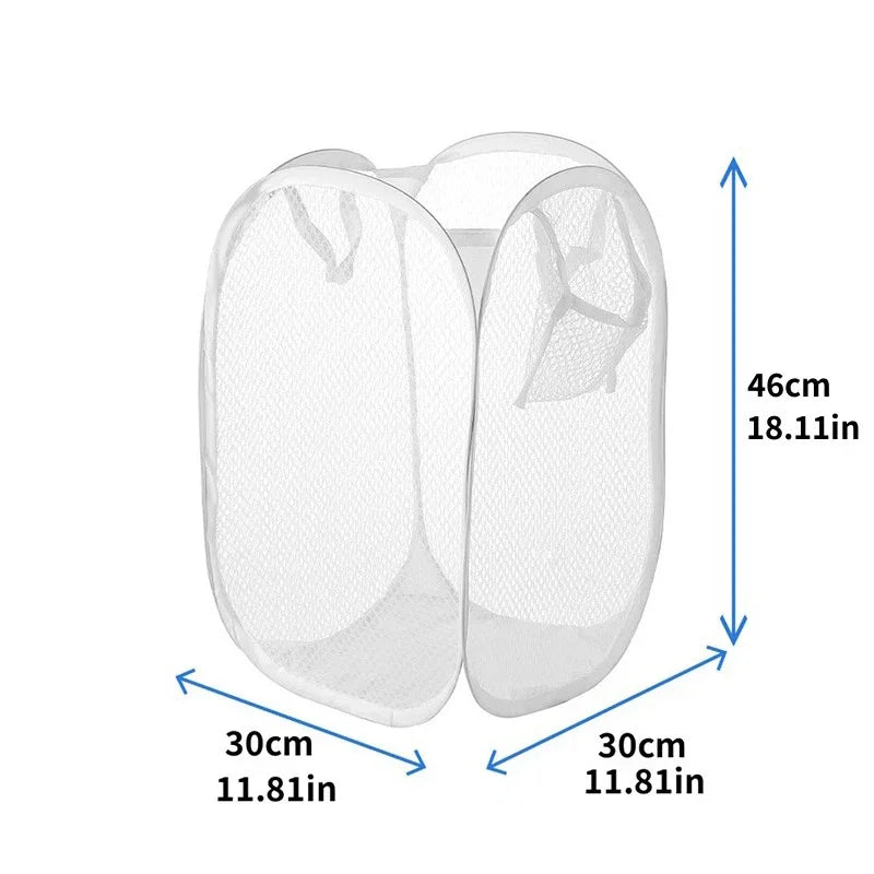 Household Dirty Clothes Basket Foldable Storage Basket University Dormitory Living Room Storage Bucket Laundry Bag