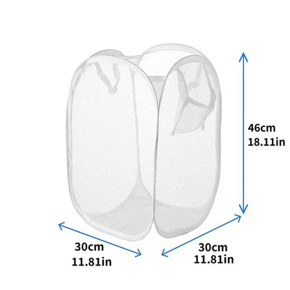 Household Dirty Clothes Basket Foldable Storage Basket University Dormitory Living Room Storage Bucket Laundry Bag