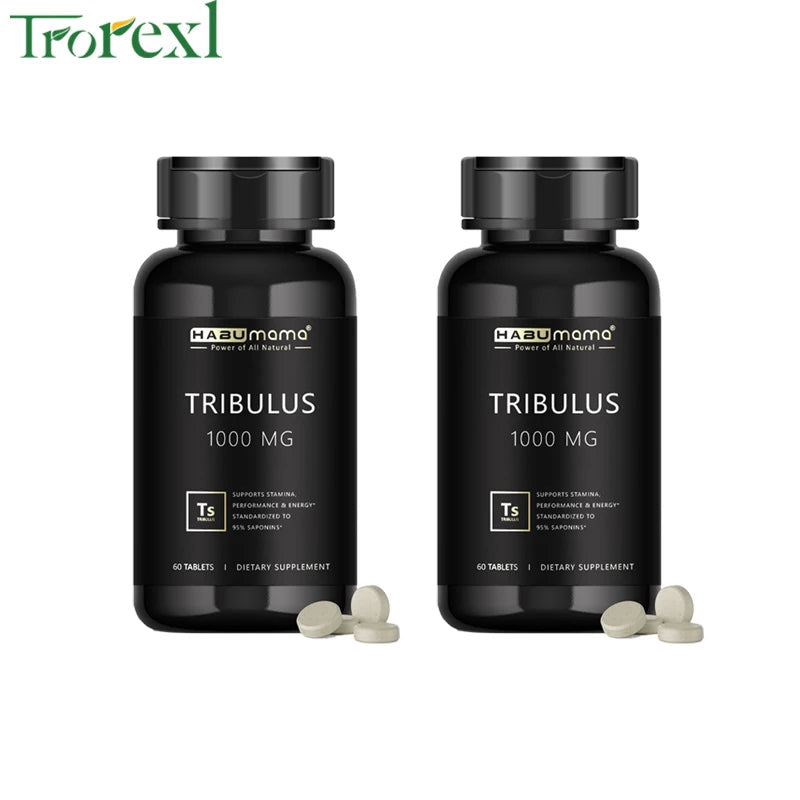 High Purity Tribulus Terrestris Pills, Male Enhancing Supplement,Boosts Energy ,Stamina & Fast Acting 60 tablets