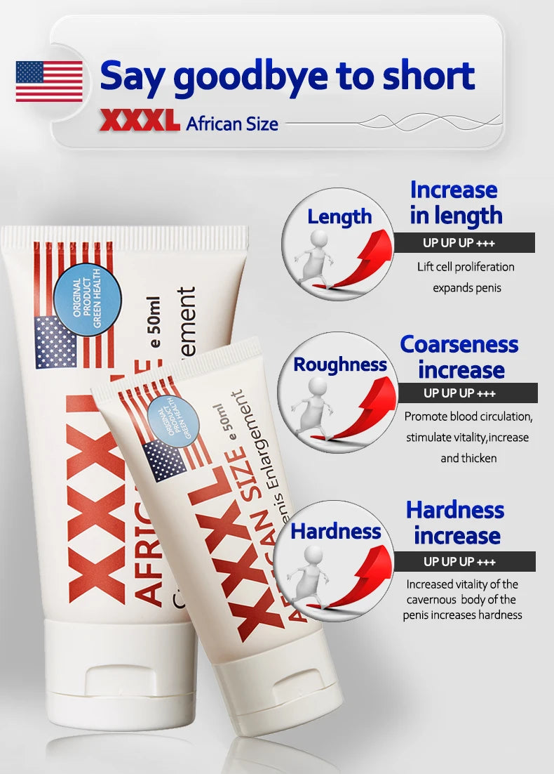 50ml Men Penis Enlarge Increase Cream Sex Lubricant Male Penis Grow Thicker Stronger Big Dicks Enlargement Gel Erection Cream
