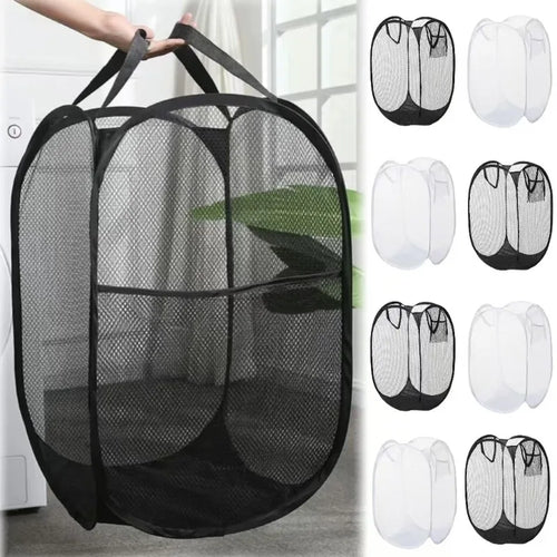 Household Dirty Clothes Basket Foldable Storage Basket University Dormitory Living Room Storage Bucket Laundry Bag