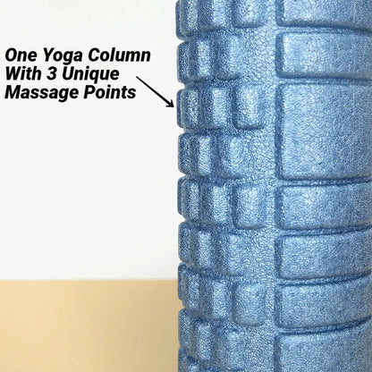 High-Density Solid Core For Muscle Recovery/Massage, Durable Fitness Tool 33Cm Foam Roller Yoga Massage