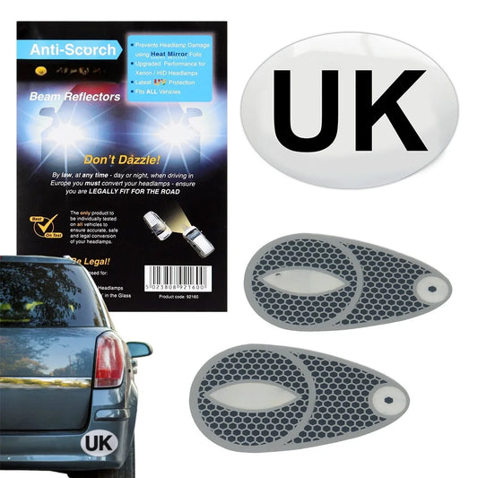 Car Headlamp Beam Deflectors Head Light Convertors Adaptor Anti-Scorch Travel Car Protective Accessories For All Vehicles