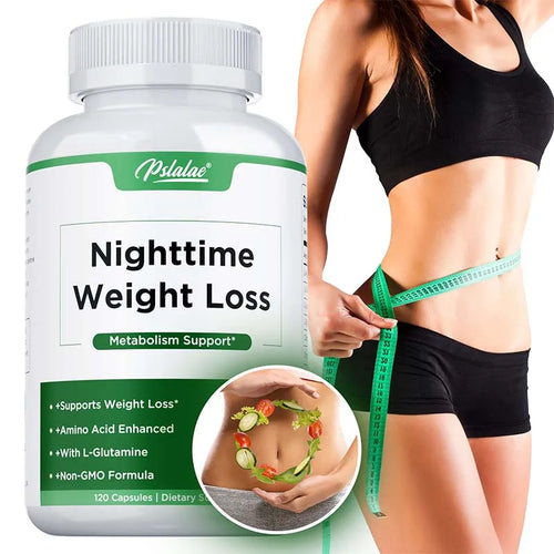 Nighttime Weight Loss Supplements - Appetite Suppressant, Burns Fat, Improves Digestion, Promotes Sleep and Relaxation