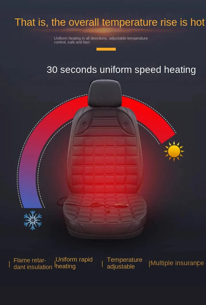 Car heating seat cushion, car winter seat, electric heating seat cushion, quick heating seat cushion, car 12V small car, car use