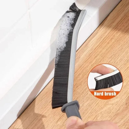 Bathroom Kitchen Gap Cleaning Brush Durable Grout Hard Bristle Long Handle Cleaner Brush for Tile Gaps Window Frames Door Track