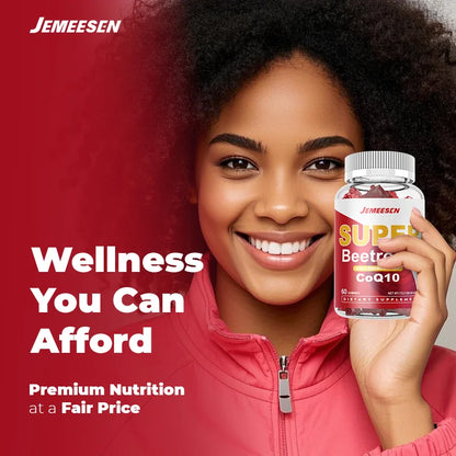 Healthy Heart Supplement - with Beet Root Powder,Grape Seed Extract,Coenzyme Q10 - Blood Flow and Heart Health