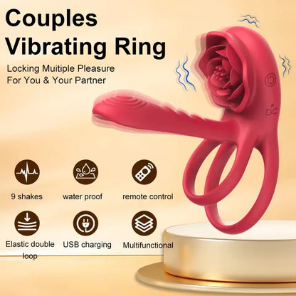 Powerful Penis Vibrator Male Remote Control Cock Ring G-Spot Clitoris Stimulator Delayed Ejaculation Adults Sex Toys for Men 18+