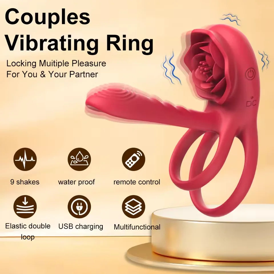 Powerful Penis Vibrator Male Remote Control Cock Ring G-Spot Clitoris Stimulator Delayed Ejaculation Adults Sex Toys for Men 18+