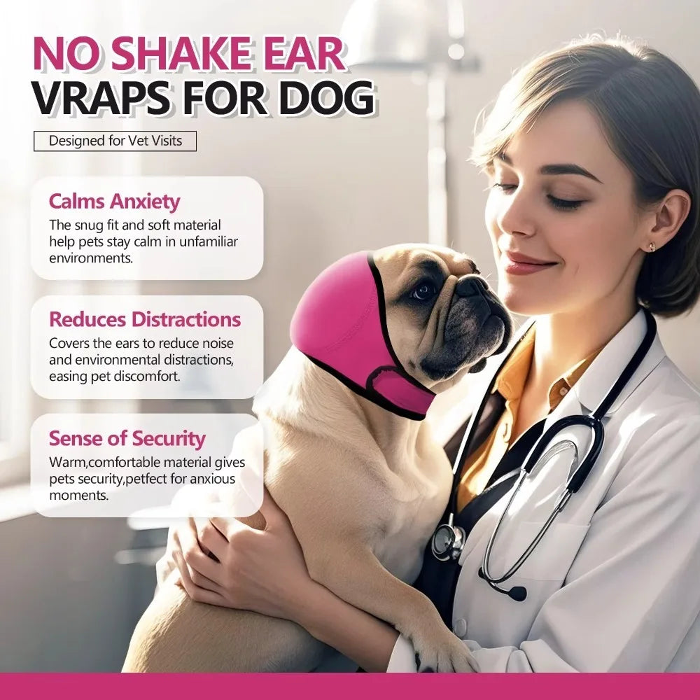 Hearing Protection Dog Calming Earmuff Noise Reduction Waterproof Dog Soothing Headcover Shock Proof Dog Earmuffs